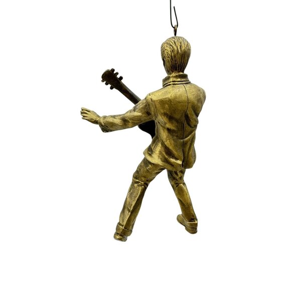 Hallmark Keepsake Gold Crown Exclusive Elvis 1992 Brass-Tone Ornament QX562-4 - Picture 12 of 15